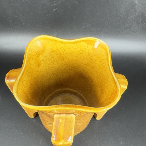 VTG Ireland Pottery Vase Grafton Street Dublin Vase With Four Handles Flower Pot - Picture 11 of 11